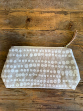 Load image into Gallery viewer, Erin Flett White Hilary Makeup Zipper Bag