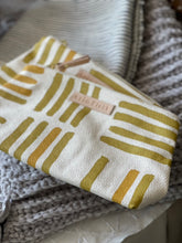 Load image into Gallery viewer, Erin Flett Ochre Grid Makeup Zipper Bag