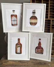 Load image into Gallery viewer, Original Lithograph Blanton's Bottle by Ivy Paperie