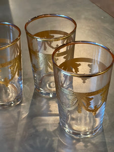 Moroccan Gold Leaf Garland Swag Glass
