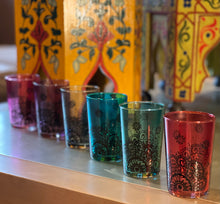 Load image into Gallery viewer, Moroccan Colored Tea Glass