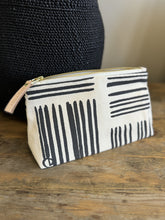 Load image into Gallery viewer, Erin Flett Worn Black Brush Makeup Zipper Bag