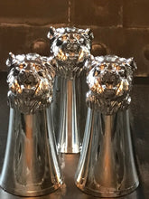 Load image into Gallery viewer, Vintage Silver Plated Lion Head Stirrup Cup - Large