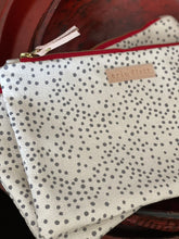Load image into Gallery viewer, Erin Flett Polka Dot Clutch Zipper Bag