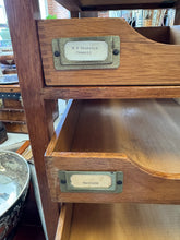 Load image into Gallery viewer, 4 Tiered Wooden File Drawers