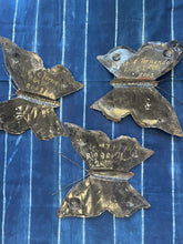 Load image into Gallery viewer, Hand Painted Metal Butterfly - Medium Blue