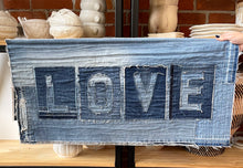 Load image into Gallery viewer, LOVE Banner - Denim
