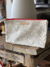 Load image into Gallery viewer, Erin Flett Polka Dot Clutch Zipper Bag