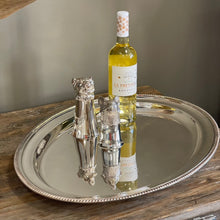 Load image into Gallery viewer, Vintage Silver Plated Oval Tray