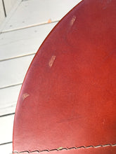 Load image into Gallery viewer, Set of Leather Stitched Nesting Tables