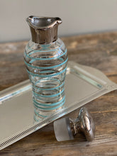 Load image into Gallery viewer, Double Painted Striped Glass Cocktail Shaker