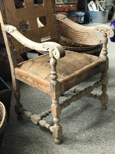 Load image into Gallery viewer, Antique Louis XIII Deconstructed French Fauteuil Chair