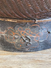 Load image into Gallery viewer, Vintage Woven Ceremonial Hat Box