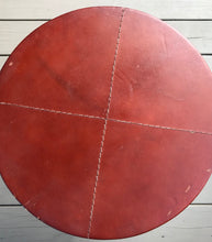 Load image into Gallery viewer, Set of Leather Stitched Nesting Tables