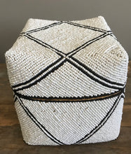 Load image into Gallery viewer, White Beaded Boxes