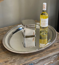 Load image into Gallery viewer, Vintage Silver Plated Oval Tray