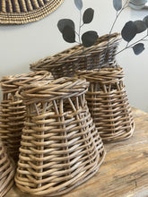 Load image into Gallery viewer, Vintage Polish Wicker Flower Basket