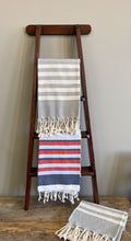 Load image into Gallery viewer, Striped Throw Blanket