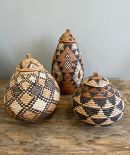 Load image into Gallery viewer, Set of 3 Tribal Baskets