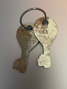London Lock Mixed Metal with Slide Lever and Key