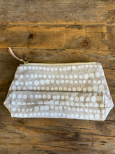 Load image into Gallery viewer, Erin Flett White Hilary Makeup Zipper Bag