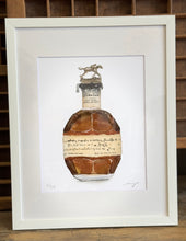 Load image into Gallery viewer, Original Lithograph Blanton&#39;s Bottle by Ivy Paperie