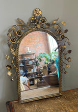 Load image into Gallery viewer, Vintage Brass &amp; Gold Mirror