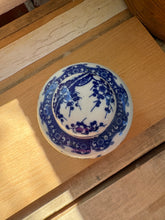 Load image into Gallery viewer, Blue and White Jar with lid