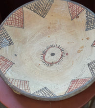 Load image into Gallery viewer, Handthrown Moroccan Bowl w/ handpainted design