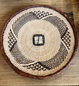 African Flat Basket