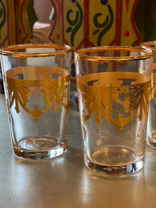 Moroccan Gold Leaf Garland Swag Glass