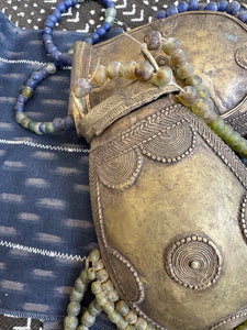 Moroccan Metal & Bead Bag