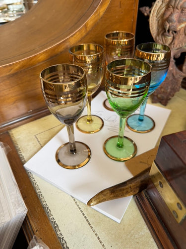 Bohemian Glass Cordials