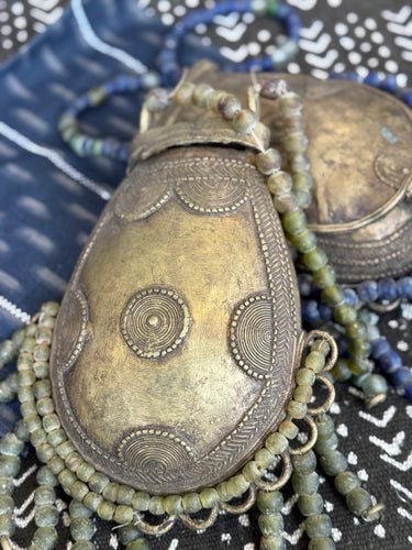 Moroccan Metal & Bead Bag