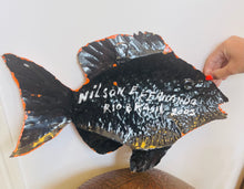 Load image into Gallery viewer, Hand Painted Metal Fish - Medium