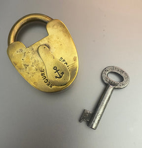 Naval London Lock with Swing Cover and Key
