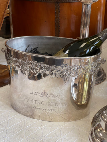Silver Plated Moet & Chandon Champagne Cooler