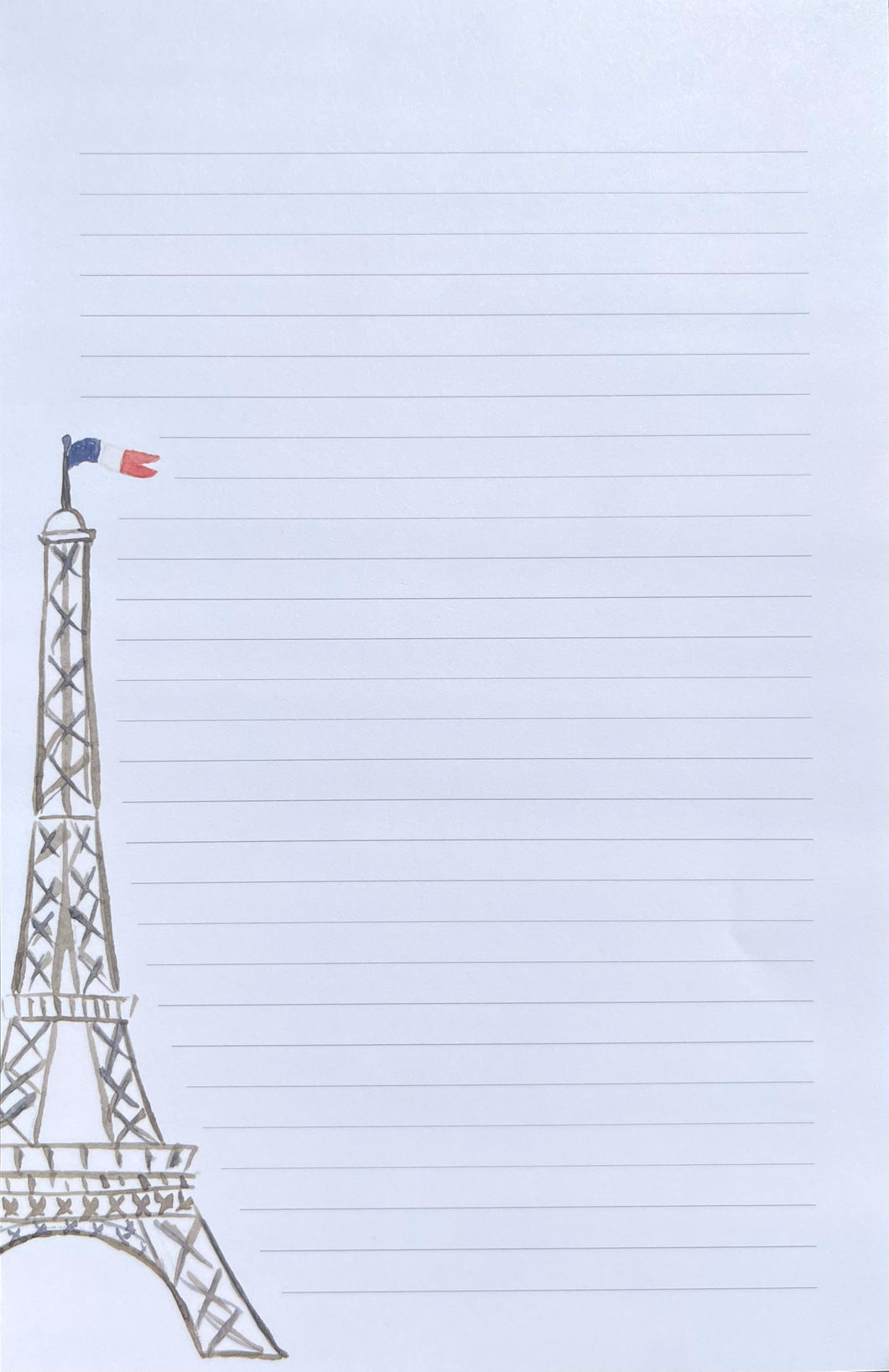 Eiffel Tower Notepad (Lined)