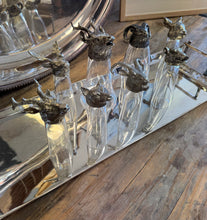 Load image into Gallery viewer, Silver Plated and Glass Stirrup Cup - Small