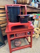 Load image into Gallery viewer, Japanese Red Lacquer - set of 3 accessories