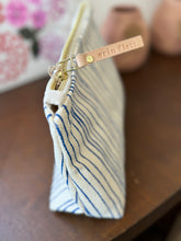 Load image into Gallery viewer, Erin Flett Royal Skinny Stripe Makeup Bag