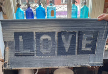 Load image into Gallery viewer, LOVE Banner - Denim