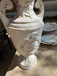 Vintage Cast Plaster Lamp Base