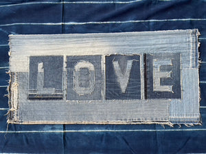 LOVE Banner - Denim