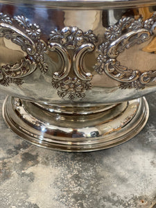 Floral Engraved Champagne Bowl
