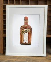 Load image into Gallery viewer, Original Lithograph Cointreau Bottle by Ivy Paperie