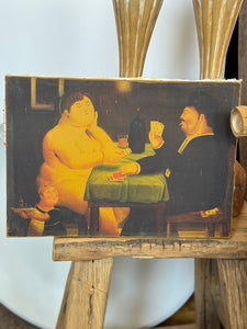 "The Card Player" by Fernando Botero
