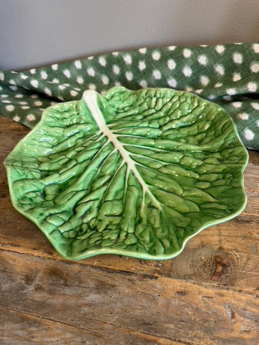 French Cabbage Earthenware Plate