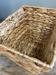 Seagrass Wastebasket with liner