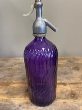 Load image into Gallery viewer, Vintage Curvilinear Glass Soda Siphon